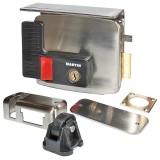 Ηλεκτρική Κλειδαριά Martin Κουτιαστή Νίκελ Δεξιά Αυλόπορτας βαρέως τύπου mr08056