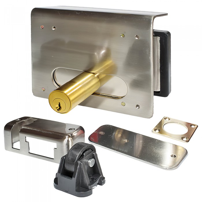 Ηλεκτρική Κλειδαριά Martin Κουτιαστή Νίκελ Δεξιά Αυλόπορτας βαρέως τύπου mr08056