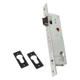 Κλειδαριά Γλώσσας για Σιδηρόπορτες Χωρίς Κύλινδρο Χωνευτή με κέντρο 35-85mm Νίκελ MARTIN MR.06535