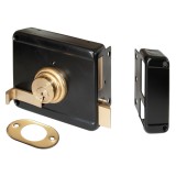 Κλειδαριά Martin Κουτιαστή Μαύρη Δεξιά ( R ) Αυλόπορτας με Αντίκρισμα 08051