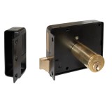 Κλειδαριά Martin Κουτιαστή Μαύρη Δεξιά ( R ) Αυλόπορτας με Αντίκρισμα 08051