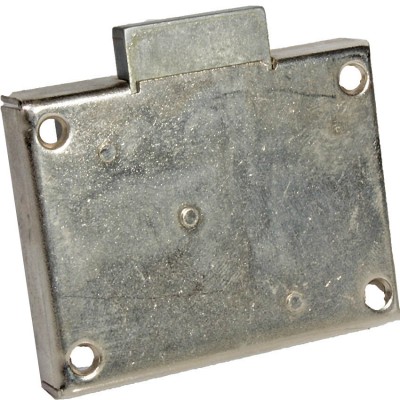 Cas Κλειδαριά Επίπλου Νίκελ Κουτιαστή με Διάμετρο Κυλίνδρου 20mm και Μήκος Κυλίνδρου 35mm (20x35)