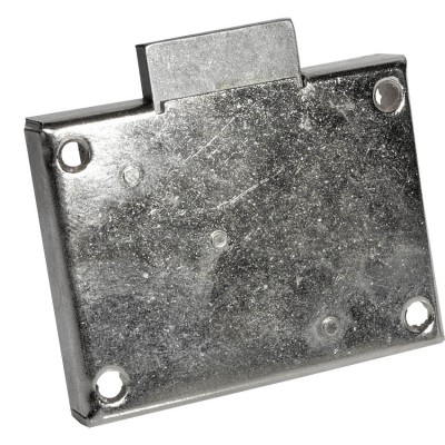 Cas Κλειδαριά Επίπλου Νίκελ Κουτιαστή με Διάμετρο Κυλίνδρου 20mm και Μήκος Κυλίνδρου 40mm (20x40)