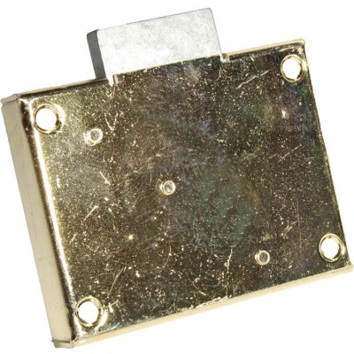 Cas Κλειδαριά Επίπλου Χρυσή Κουτιαστή με Διάμετρο Κυλίνδρου 20mm και Μήκος Κυλίνδρου 40mm (20x40)