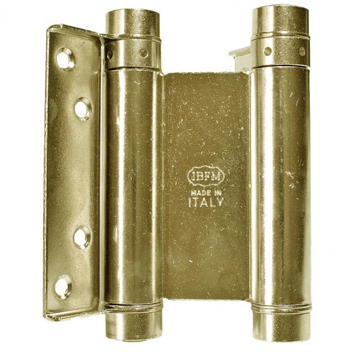 Μεντεσές Επαναφοράς Πόρτας Αλερετούρ (σούστα πόρτας τύπου μπάρ) για Ξύλινες Πόρτες με Ύψος 100mm (1τεμάχιο) σε Χρυσό IBFM No30 111030