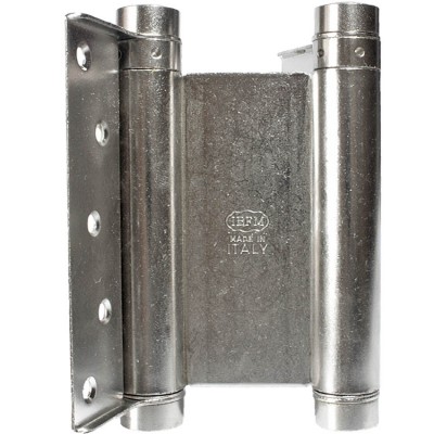 Μεντεσές Επαναφοράς Πόρτας Αλερετούρ (σούστα πόρτας τύπου μπάρ) για Ξύλινες Πόρτες με Ύψος 125mm (1τεμάχιο) σε Νίκελ IBFM No33 107033