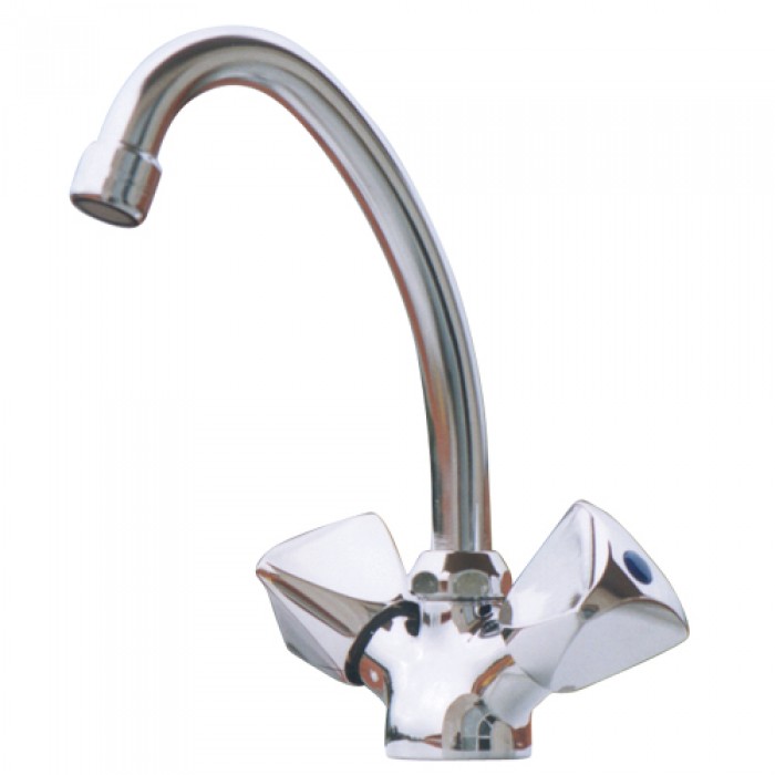 Μπαταρία νιπτήρος μιας οπής με κοντό ρουξoύνι Assia 143