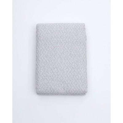 Ζακάρ Κουβερλί Κουβέρτα Γεωμετρικό Pattern Augerinos Μονή (170x260cm) Γκρι απαλό