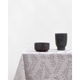 Ζακάρ Τραπεζομάντηλο με Γαλλική Γωνία Lille σε 2 Αποχρώσεις 12 ατόμων (135x260cm) Σοκολά