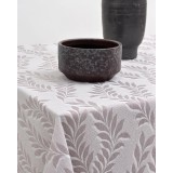 Ζακάρ Τραπεζομάντηλο με Γαλλική Γωνία Lille σε 2 Αποχρώσεις 12 ατόμων (135x260cm) Σοκολά