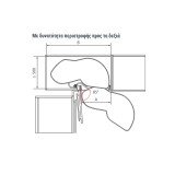 Μηχανισμός κουζίνας για τυφλό ντουλάπι φασόλι Kessebohmer Lemans II  για Πόρτα 60εκ Δεξί άνοιγμα με Φρένο σε Χρώμα Ανθρακί