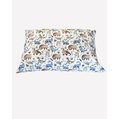 Βαμβακερή Παιδική Εμπριμέ Μαξιλαροθήκη Mesozoic 50x70cm 50x70cm