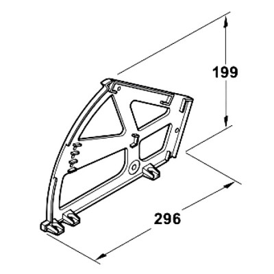 Μηχανισμός Παπουτσοθήκης 2 θέσεων Σετ Πλαστικός σε Χρώμα Μαύρο