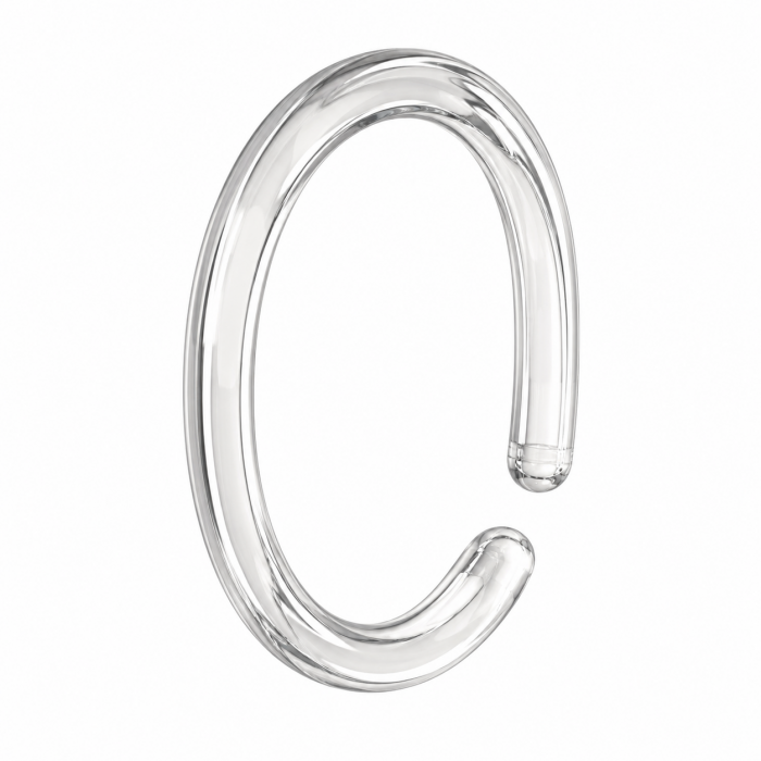 Clips 12 pcs transparent κρίκοι κουρτίνας μπάνιου Joybath