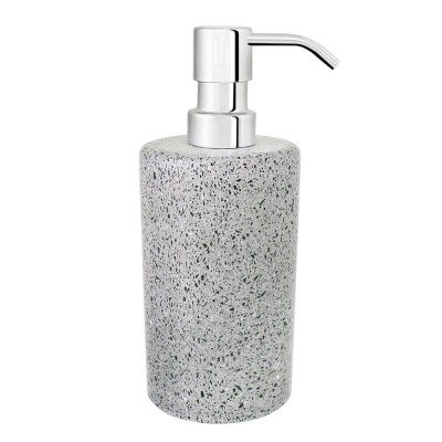 Q BATH Δοχείο Κρεμοσάπουνου από Μάρμαρο 200ml Φ7.3x17.5cm AWD02341554