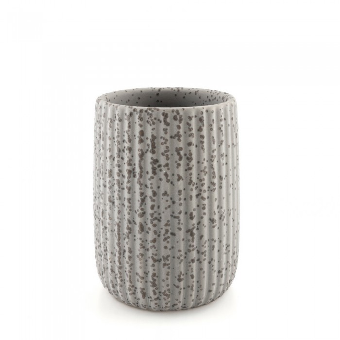 Ποτήρι Οδοντόβουρτσας AVILLA Stoneware 8x8x10.5cm AWD02191836