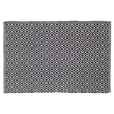 Trellis 60x90 black πατάκι μπάνιου Sealskin