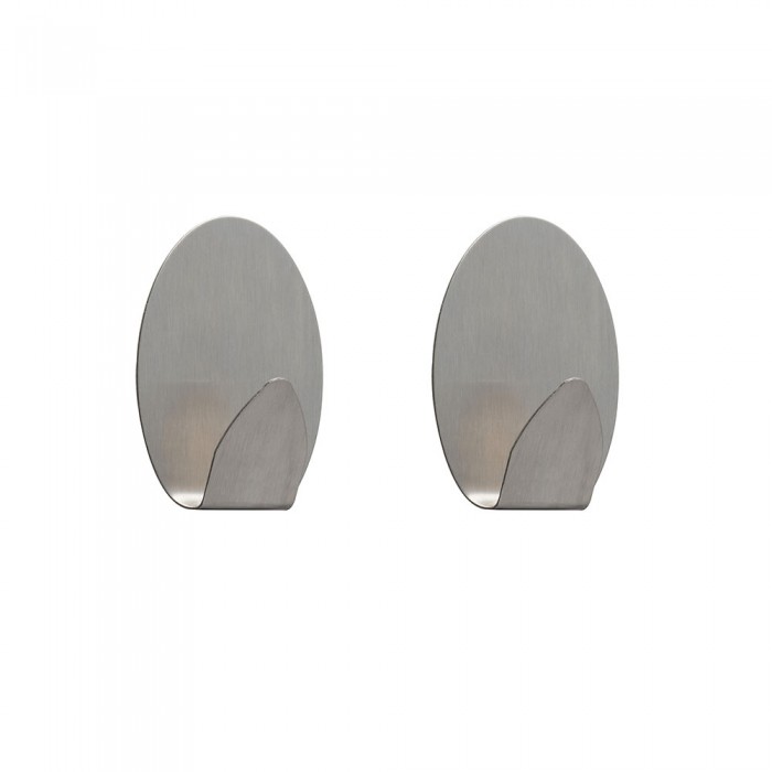 Tiger Baseline Σετ των 2 Άγκιστρο medium Brushed stainless steel 1111530942