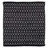 Boho 60x60 black πατάκι μπάνιου Sealskin