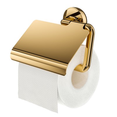 Tiger Cooper Χαρτοθήκη με Κάλυμμα Polished gold 800553