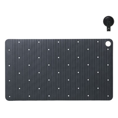 Ribb Αντιολισθητικό Πατάκι 40x70cm Anthracite with Black Hook Sealskin