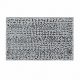 Πατάκι Μπάνιου Chenille 45x70cm Γκρι MRShome