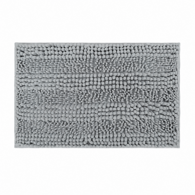 Πατάκι Μπάνιου Chenille 45x70cm Γκρι MRShome