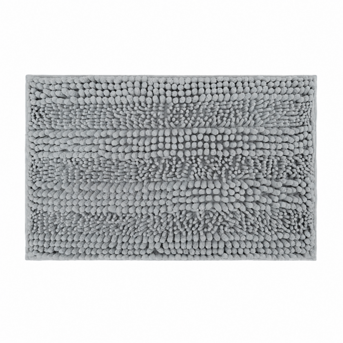 Πατάκι Μπάνιου Chenille 45x70cm Γκρι MRShome