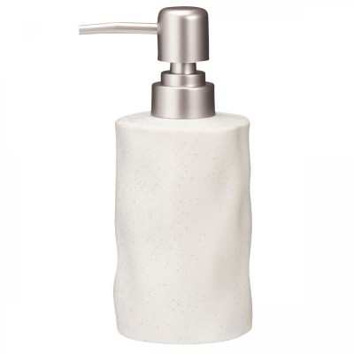 Δοχείο Κρεμοσάπουνου Stoneware 300ml 8x8x17cm White MRShome