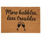 Πατάκι Εισόδου 59x39cm ''More bubbles, less troubles'' MRShome