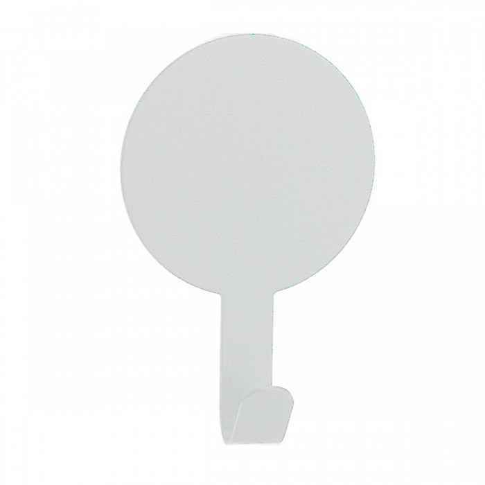 Άγκιστρο Μεταλλικό Αυτοκόλλητο 8.5x1.5x13cm White MRShome