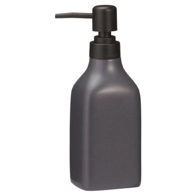 Δοχείο Κρεμοσάπουνου Stoneware 350ml 7x6x19.5cm Black 6U MRShome