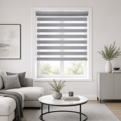 Double Ρόλερ Ρυθμιζόμενης Σκίασης 140x230cm Γκρι MRShome