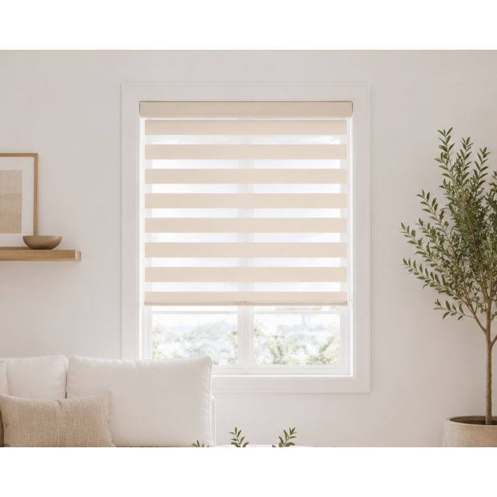 Double Ρόλερ Ρυθμιζόμενης Σκίασης 80x230cm Μπεζ MRShome