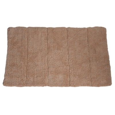 Πατάκι Μπάνιου Μπεζ από 100% Βαμβάκι 50x80cm MRShome