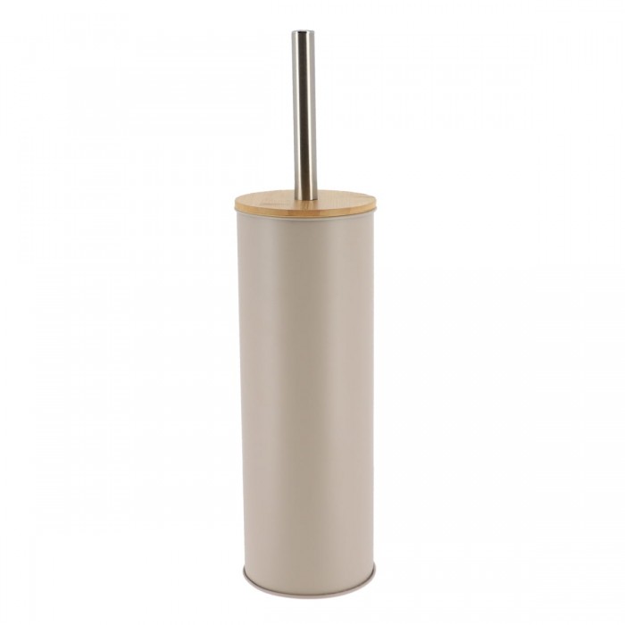 Πιγκάλ Μεταλλικό Μπεζ με Μπαμπού Καπάκι MRShome