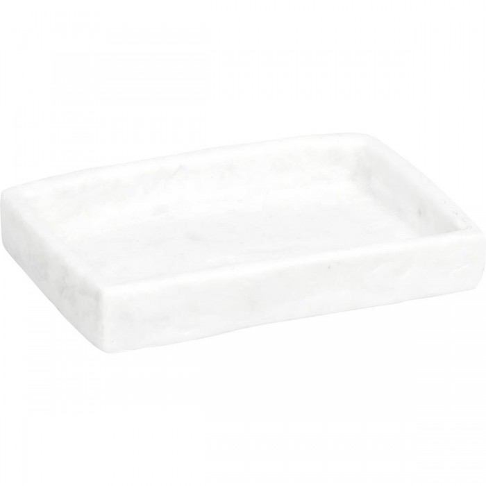 Σαπουνοθήκη Polyresin Λευκή MRShome