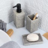 Ποτήρι Οδοντόβουρτσας Polyresin Γκρί MRShome