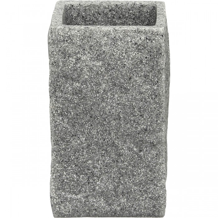 Ποτήρι Οδοντόβουρτσας Polyresin Γκρί MRShome