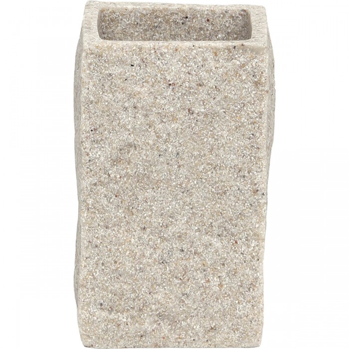 Ποτήρι Οδοντόβουρτσας Polyresin Μπέζ MRShome