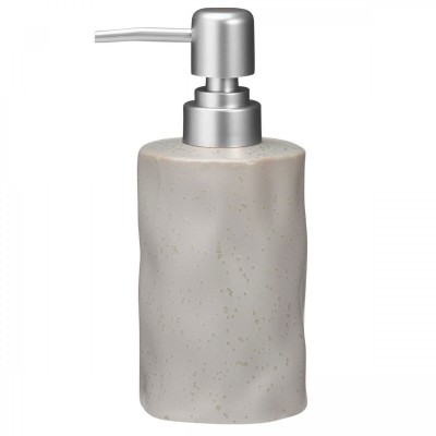 Δοχείο Κρεμοσάπουνου Stoneware 300ml 8x8x17cm Cool Grey 5U MRShome