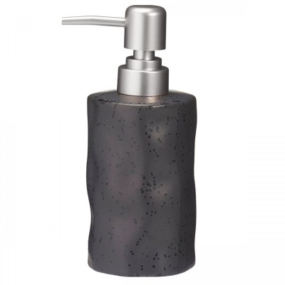 Δοχείο Κρεμοσάπουνου Stoneware 300ml 8x8x17cm Black 6U MRShome