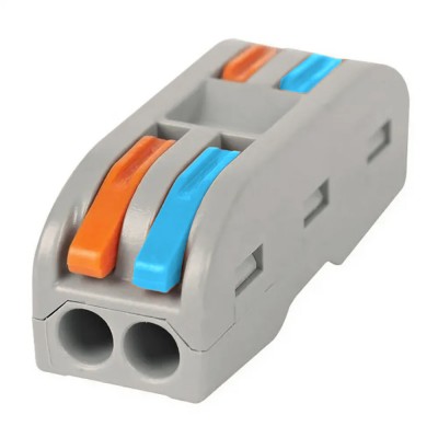 Κλέμα Ταχείας Σύνδεσης Καλωδίων Διπλή 0.14-4mm 450V LINEME 14-00222