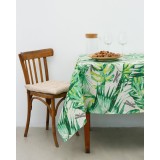 Τραπεζομάντηλο με Σχέδιο Φοίνικες Palmeras 8 ατόμων (140x220cm) Πράσινο