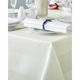 Τραπεζομάντηλο Gourmet με ζακάρ σχέδιο ρίγας 80x80cm Ώχρα - Μελί