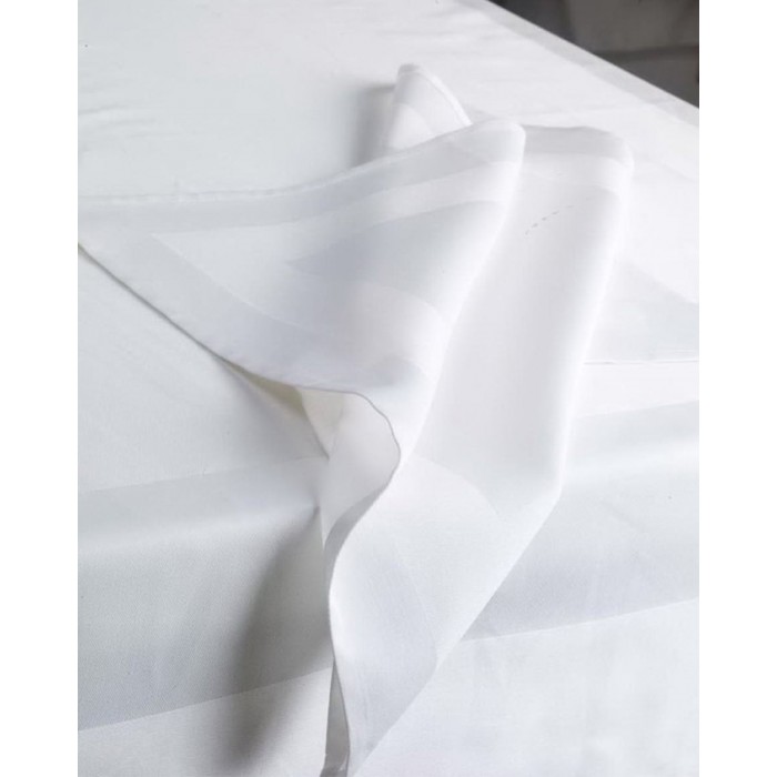 Τραπεζομάντηλο Gourmet με ζακάρ σχέδιο ρίγας 80x80cm Ώχρα - Μελί