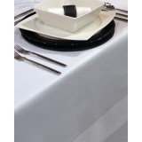 Τραπεζομάντηλο Gourmet με ζακάρ σχέδιο ρίγας 80x80cm Ώχρα - Μελί