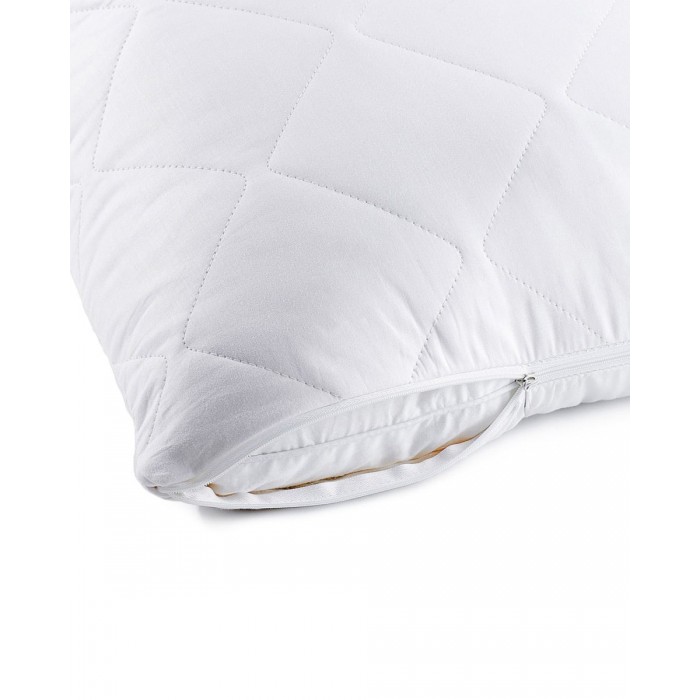 Microsilk Καπιτονέ Μαξιλαροθήκη Προστασίας Μαξιλαριού Brasil 50x70cm 50x70cm Άσπρο
