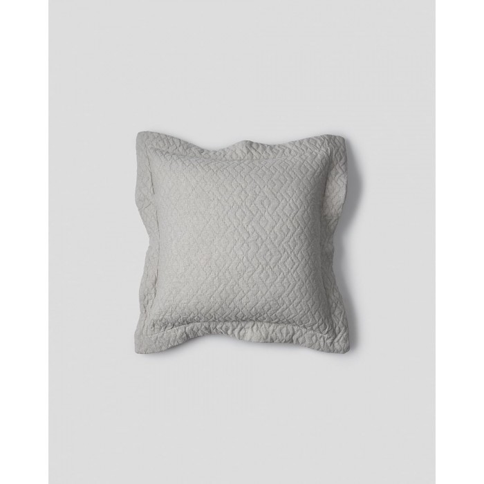 3D Ζακάρ Oxford Μαξιλαροθήκη Γεωμετρικό Pattern Augerinos σε 6 Αποχρώσεις 52x72 5cm Άμμου