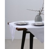 Τραπεζομάντηλο Gourmet με ζακάρ σχέδιο ρίγας 80x80cm Ώχρα - Μελί